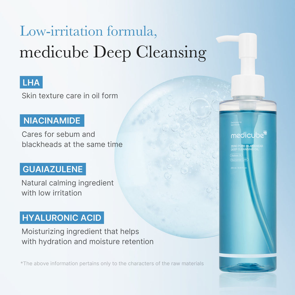 Medicube  Zero Pore Blackhead Deep Cleansing Oil