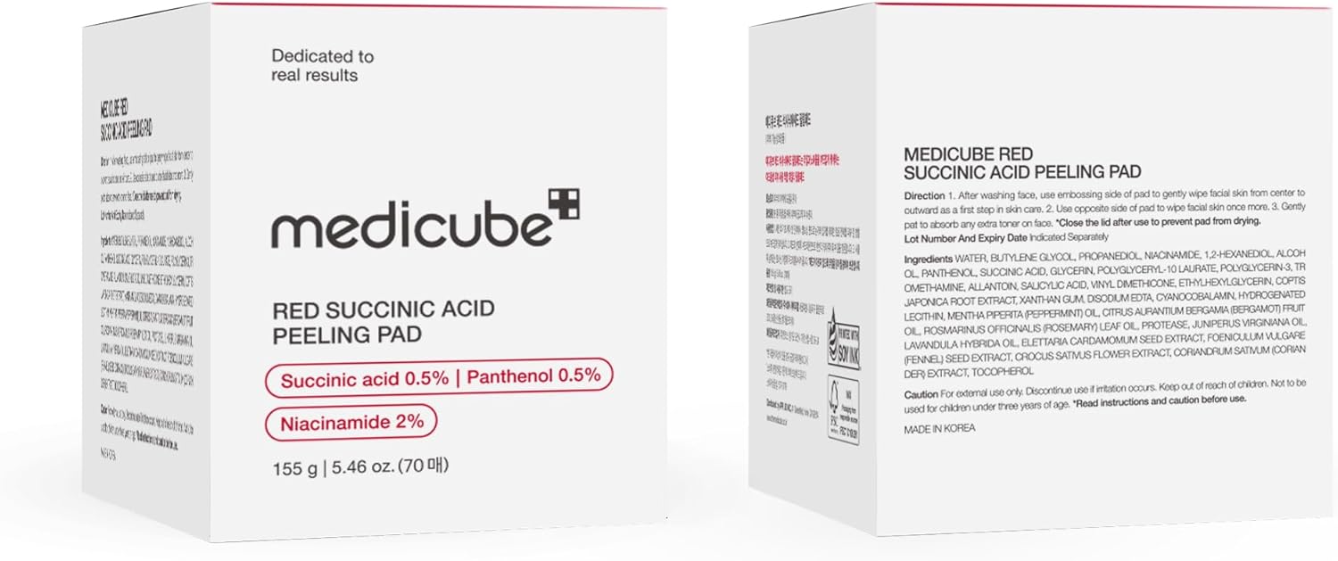 Medicube  Red Succinic Acid Panthenol Pads