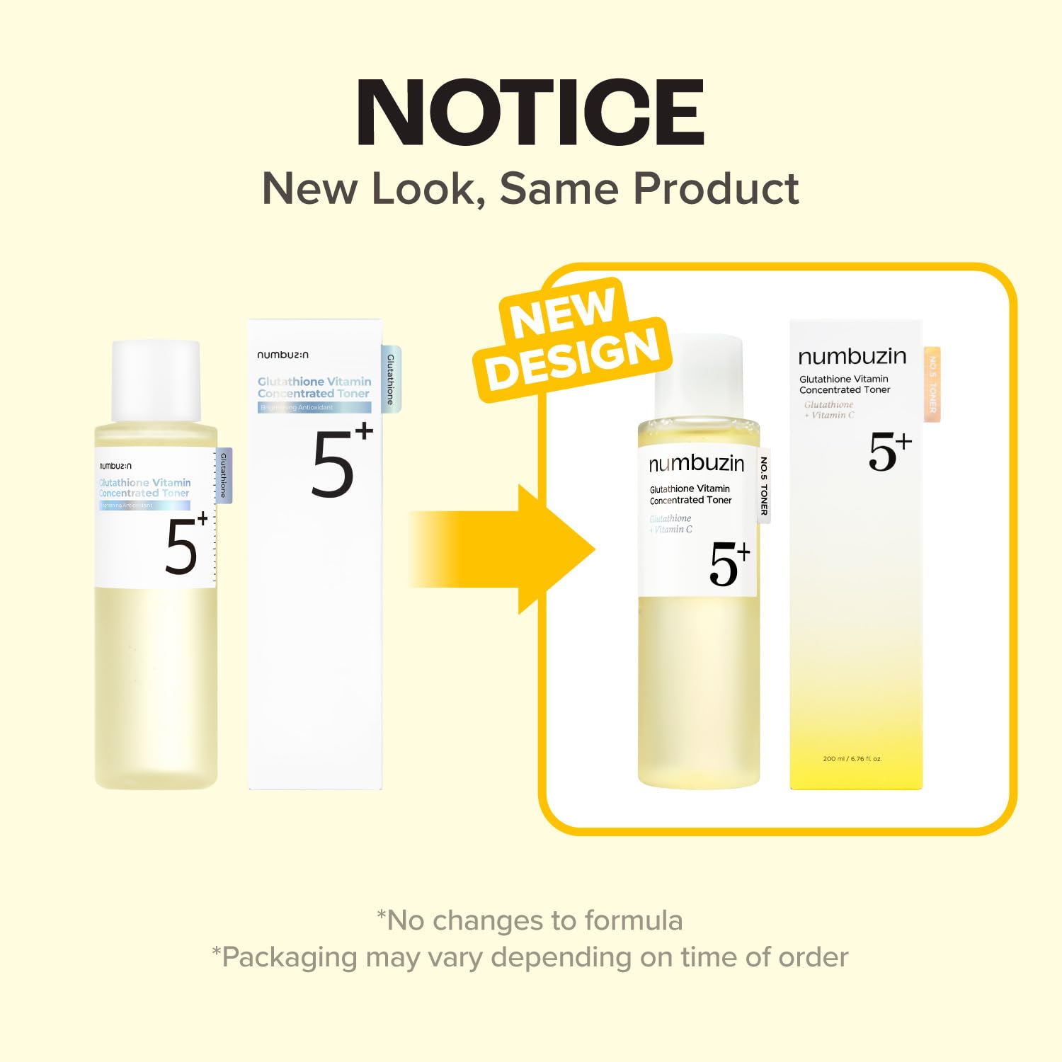 Numbuzin No.5 Vitamin Boosting Essential Toner, Radiance-Boosting