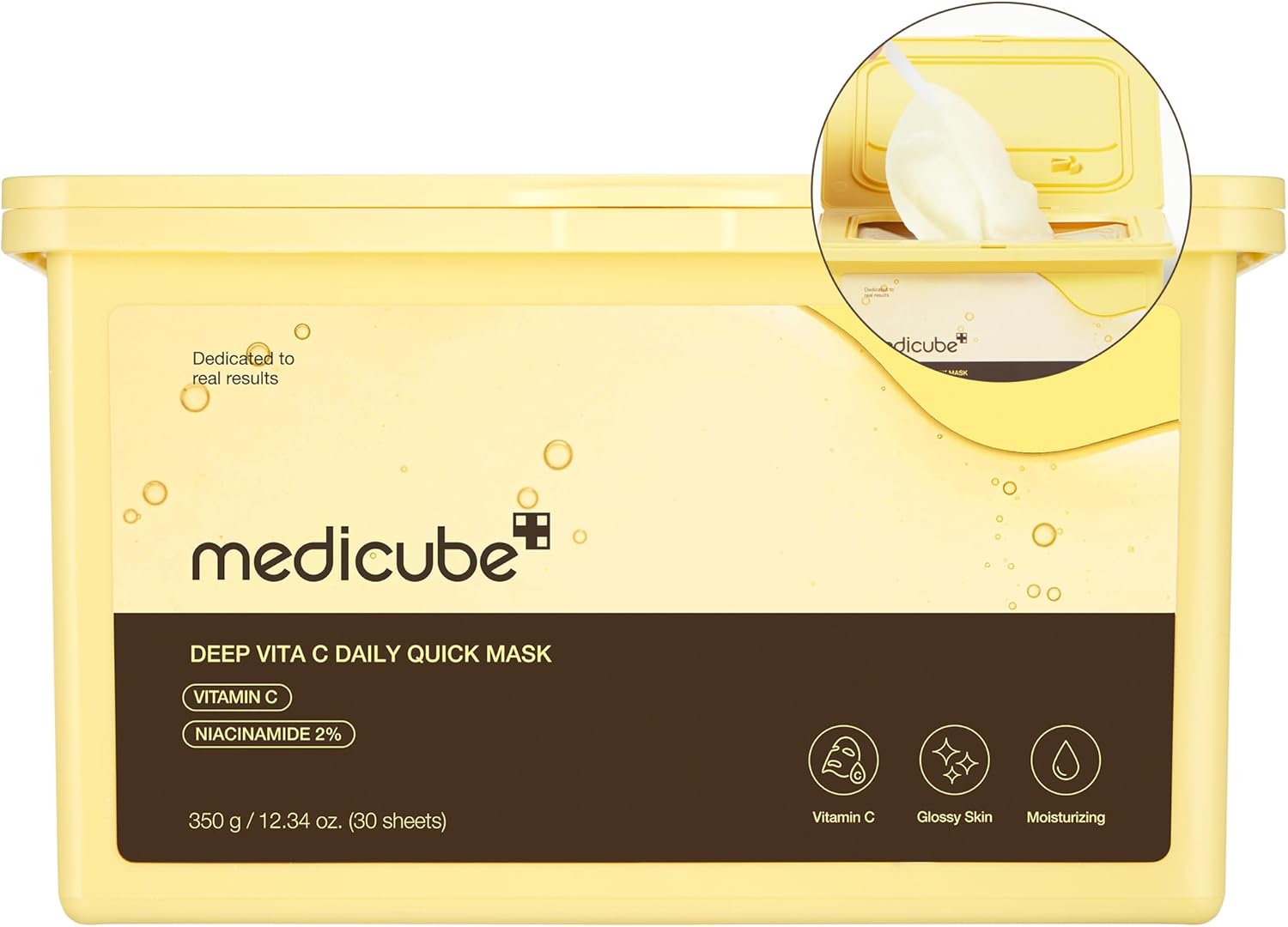 Medicube Deep Vita C Daily Quick Mask (30 sheets)