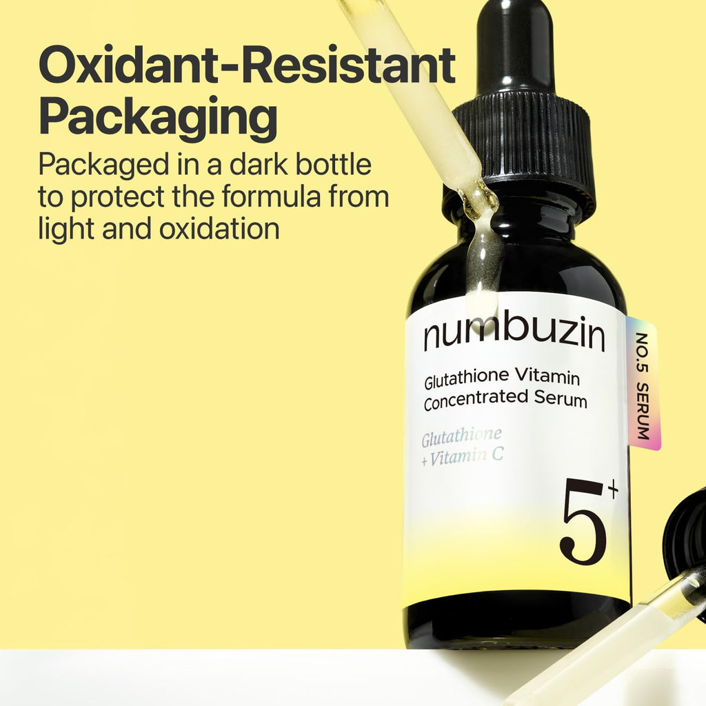 Numbuzin No.5 Vitamin Concentrated Serum, Dark Spot Care, Glutathione & Vitamin Serum