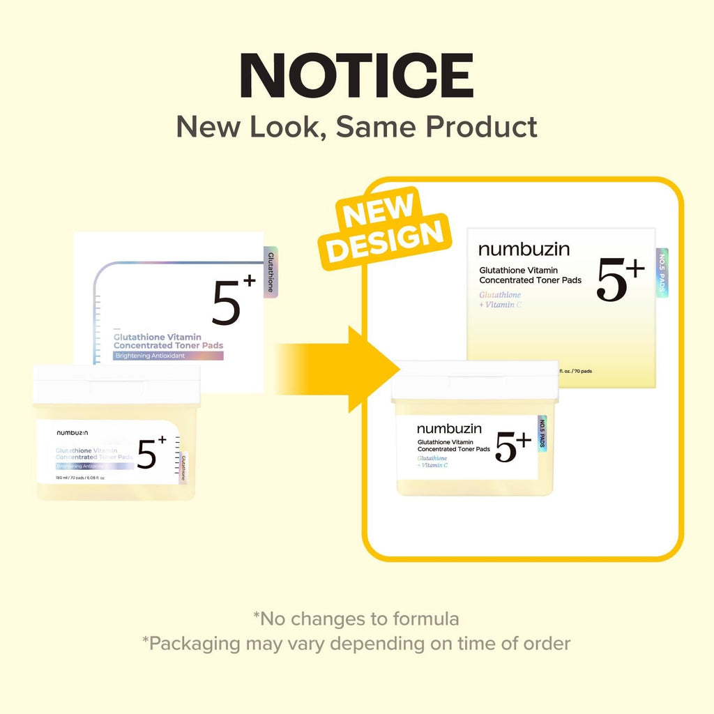 Numbuzin No.5 Vitamin-Niacinamide Concentrated Pad