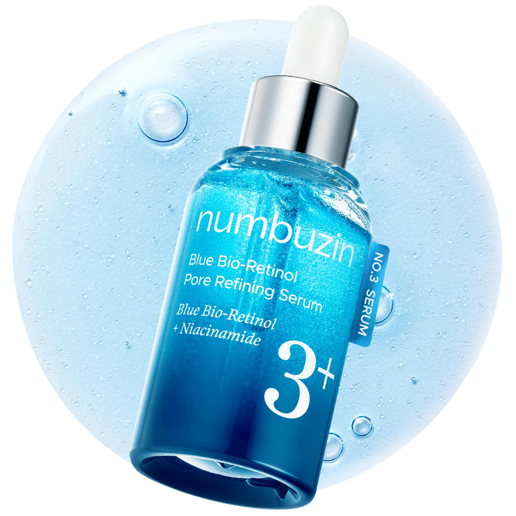 Numbuzin No.3 retinol Serum  Blue Bio-Retinol Pore Refining Serum  Retinol Beginner