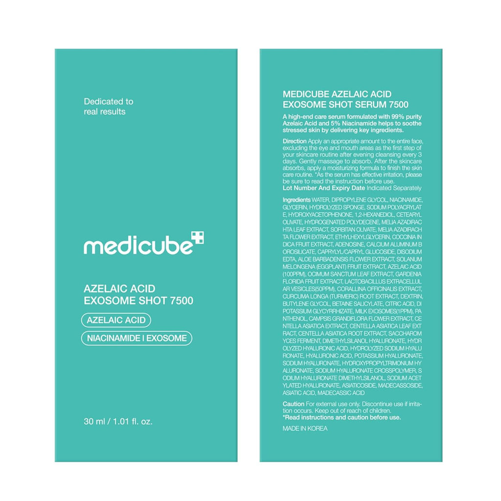 Medicube Exosome Shot Azelaic Acid 2,000 PPM Spicule Facial Serum