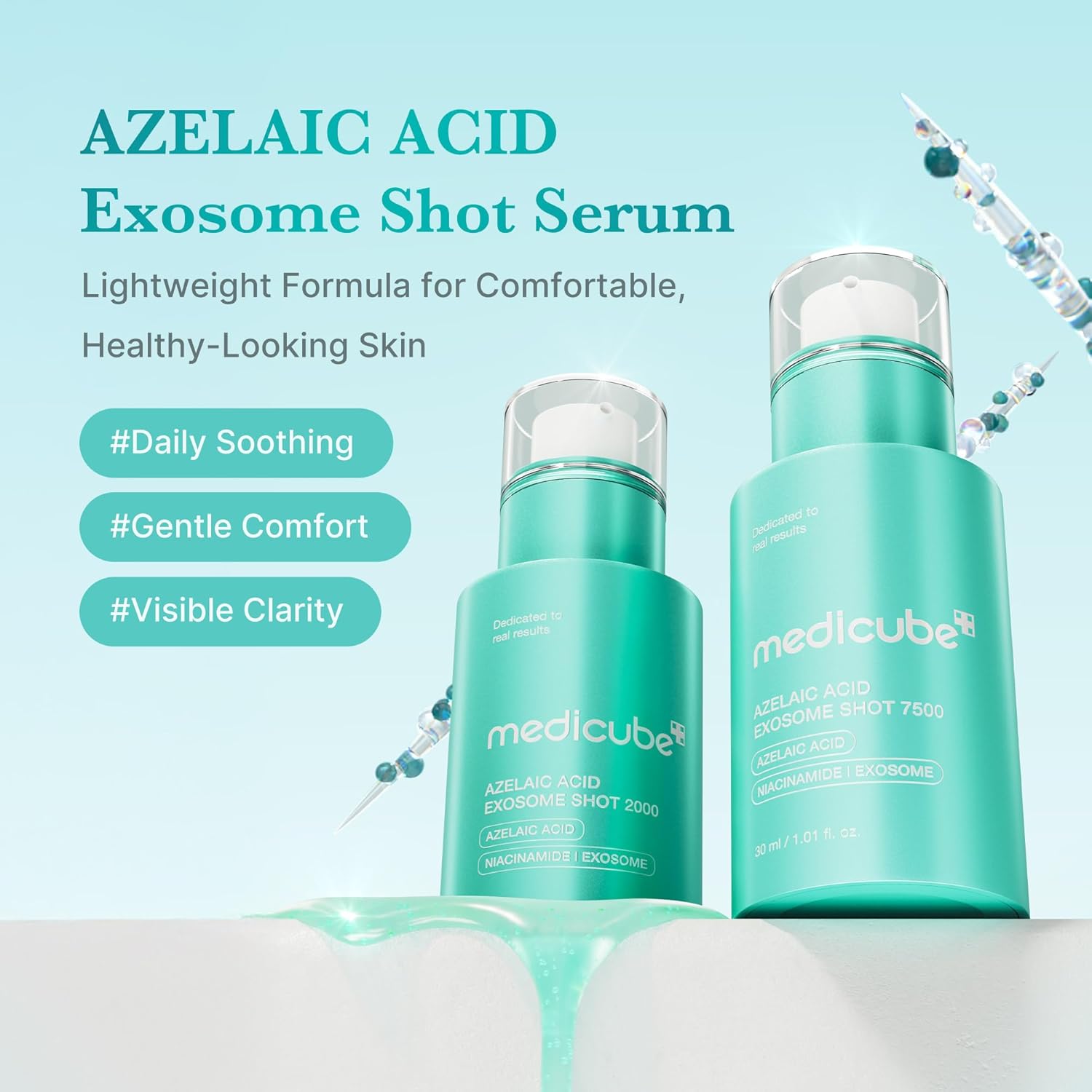 Medicube Exosome Shot Azelaic Acid 2,000 PPM Spicule Facial Serum