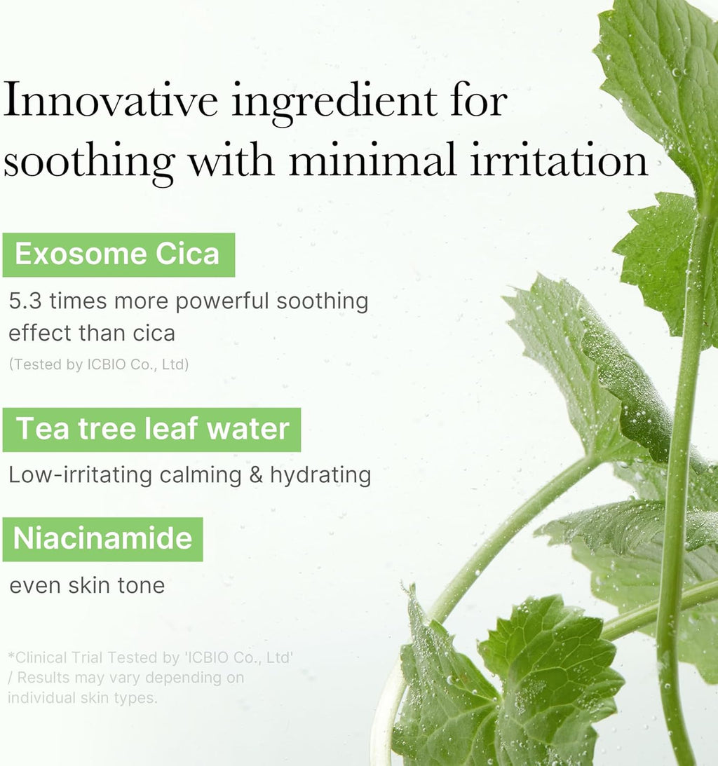 Medicube Exosome Cica Tea Tree Soothing Toning Pads For Sensitive