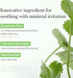 Medicube Exosome Cica Tea Tree Soothing Toning Pads For Sensitive