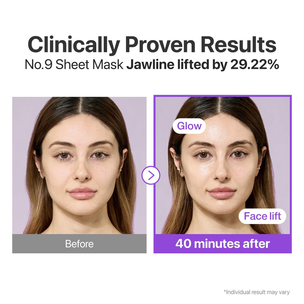 Numbuzin mask  No. 9 NAD Bio Lifting-Sil Full Face Pack Sheet (1 Ea)