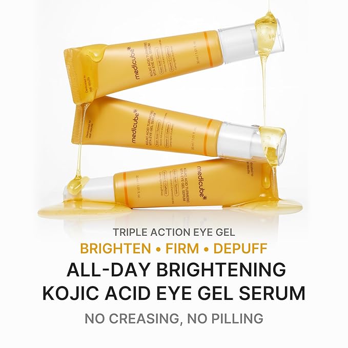 Medicube Eye Serum with Kojic Acid Turmeric | All-Day Brightening Eye Gel Serum