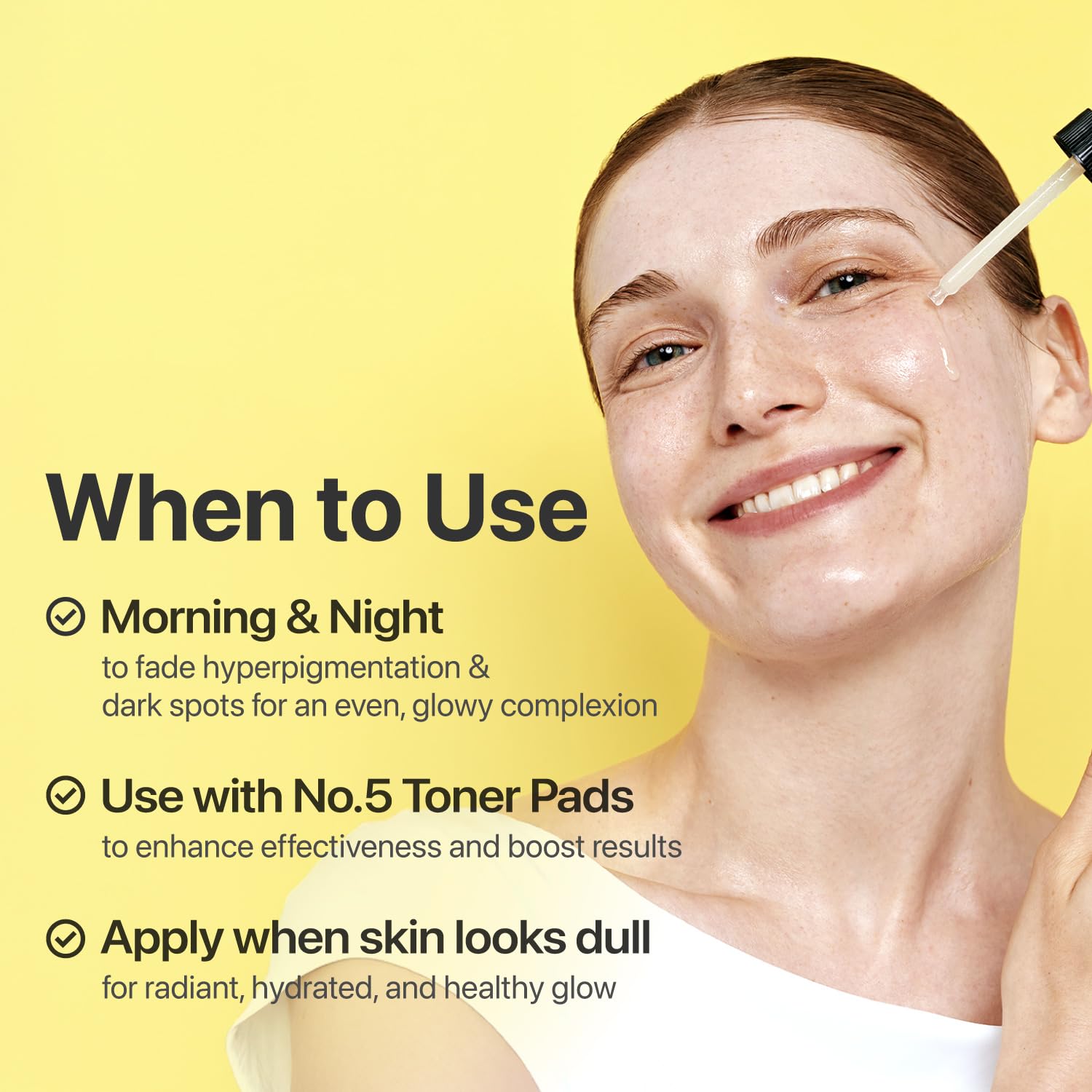 Numbuzin No.5 Vitamin Concentrated Serum, Dark Spot Care, Glutathione & Vitamin Serum