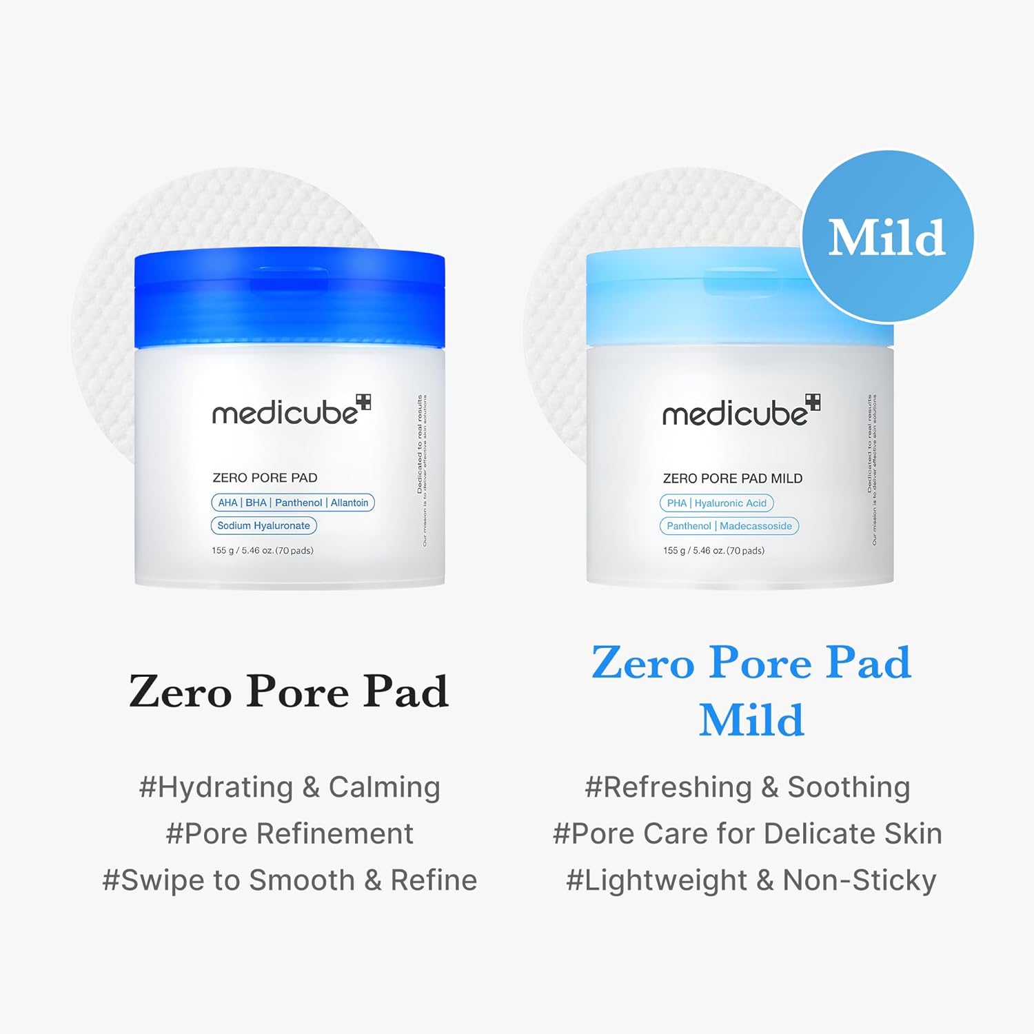 Medicube  ZERO PORE PAD MILD