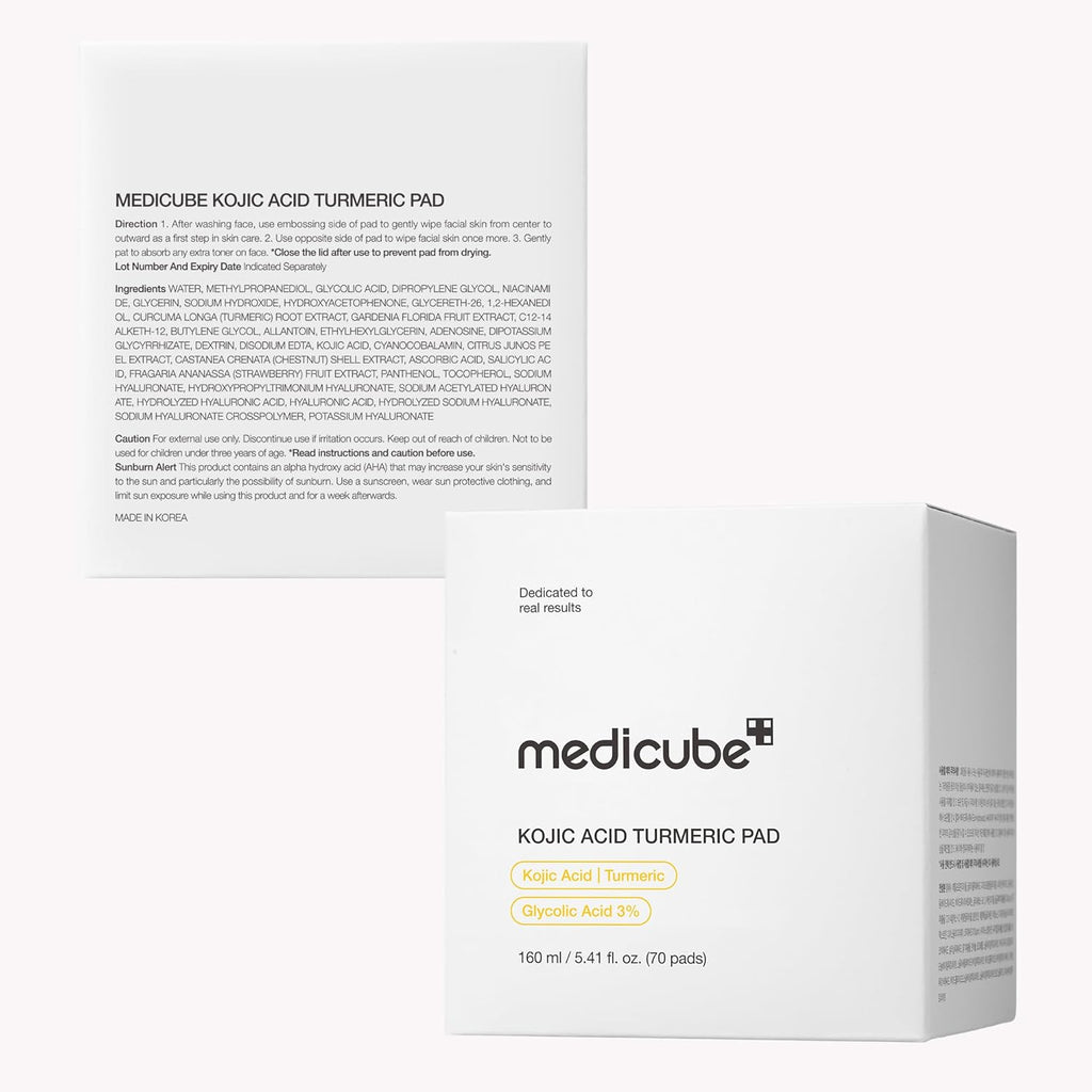 Medicube  Kojic Acid Tumeric Toner Pad