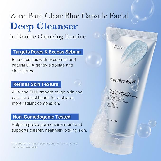 Medicube  Zero Pore Capsule Cleansing Foam