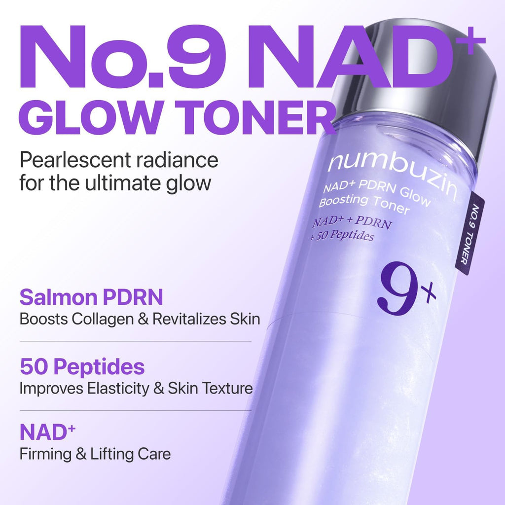 Numbuzin No.9 NAD+ Salmon PDRN Glow Boosting Toner