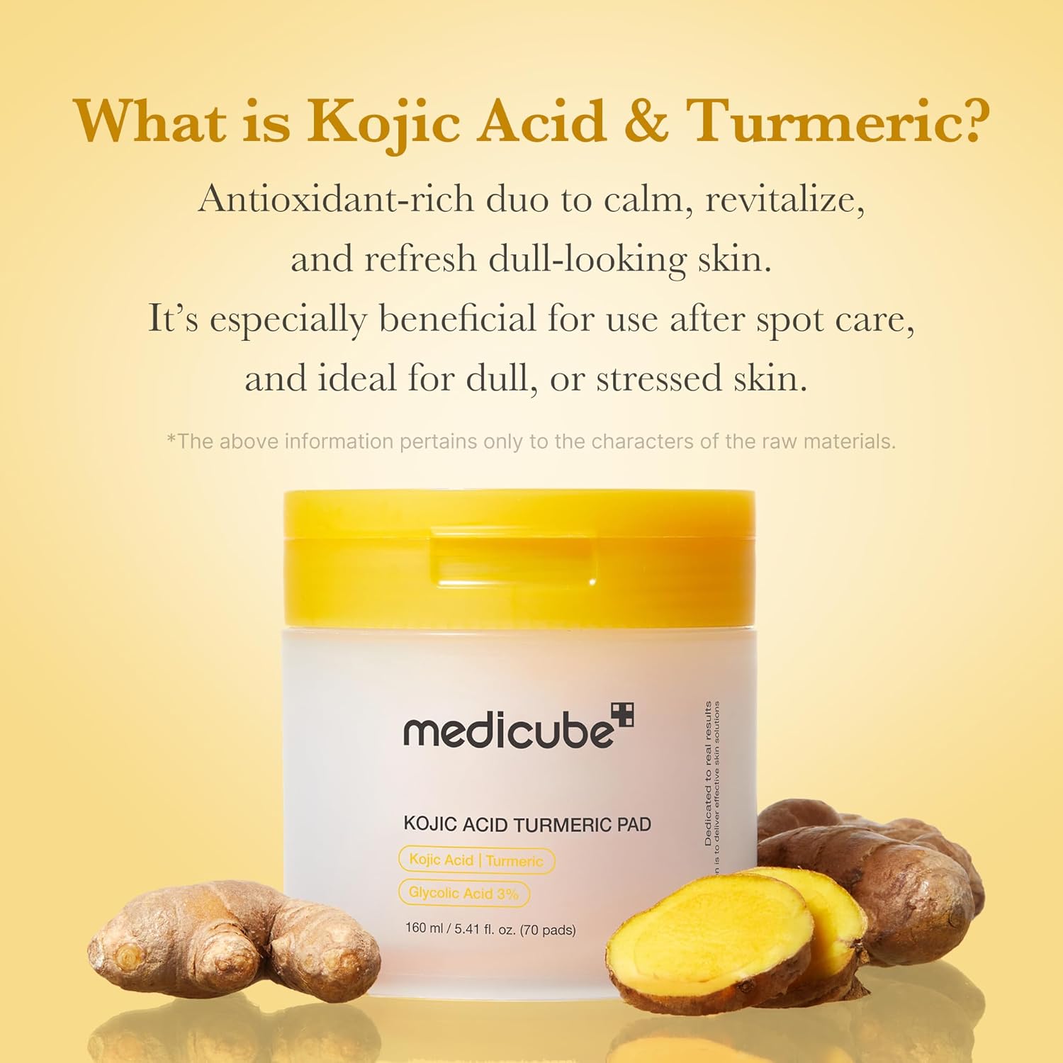 Medicube  Kojic Acid Tumeric Toner Pad