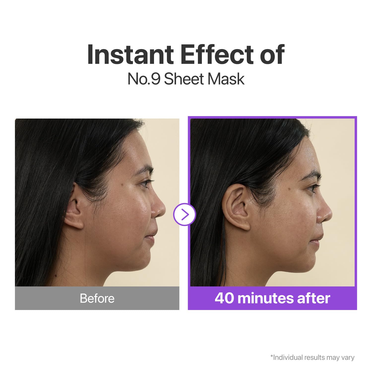 Numbuzin mask  No. 9 NAD Bio Lifting-Sil Full Face Pack Sheet (1 Ea)