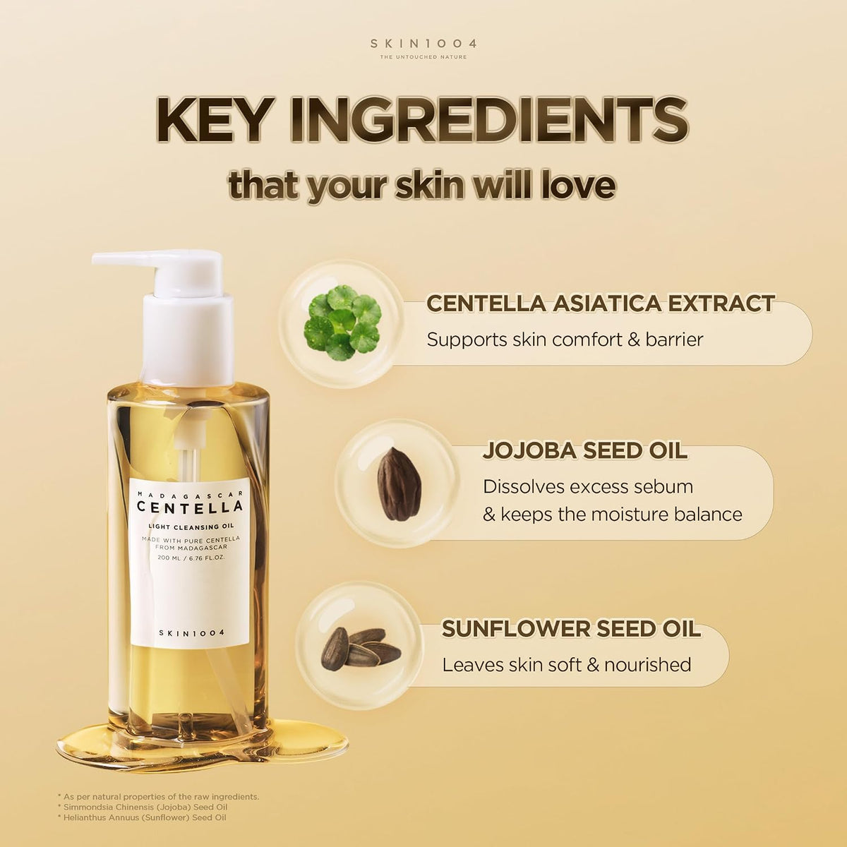 centella Skin Light Cleansing Oil