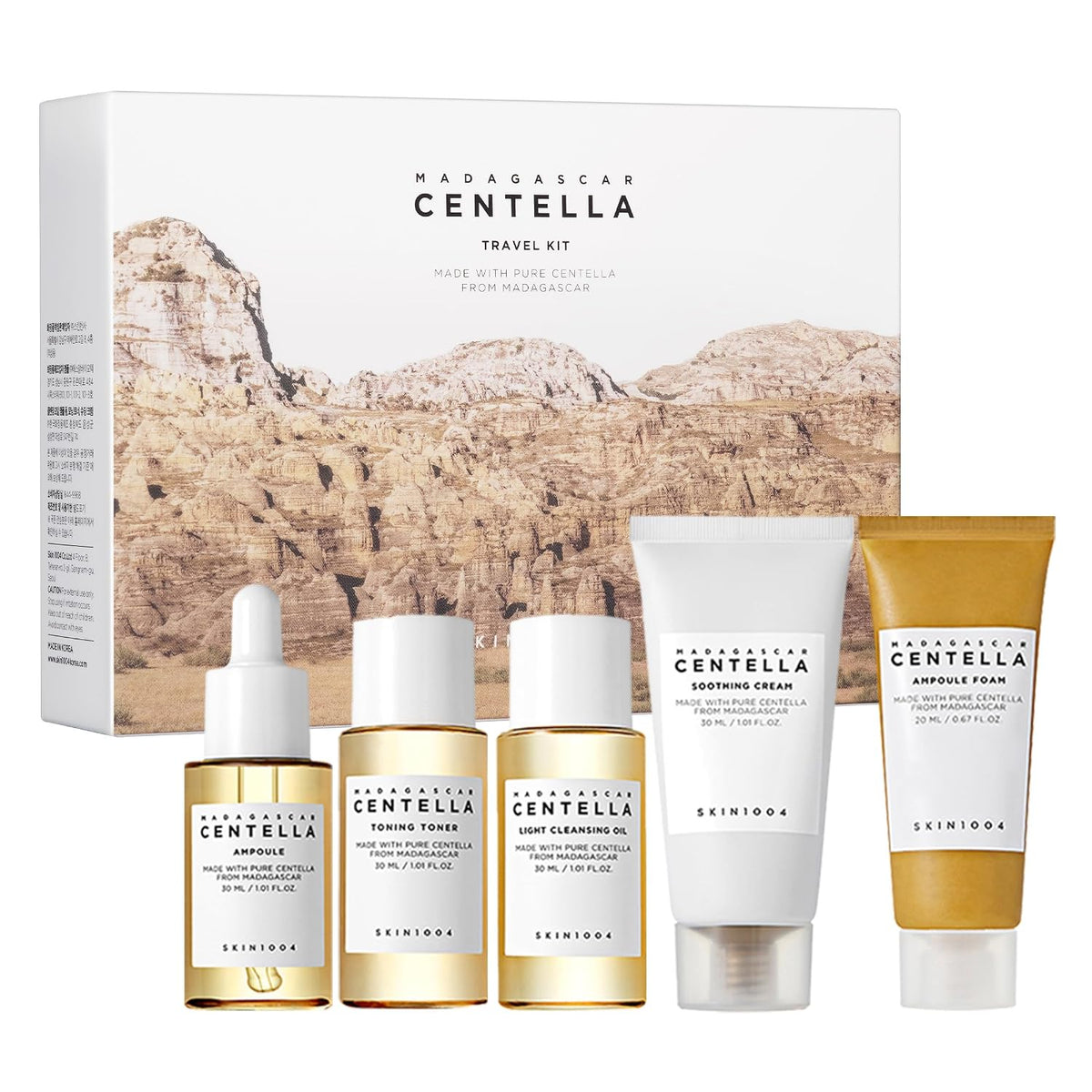 Madagascar Centella Travel Kit