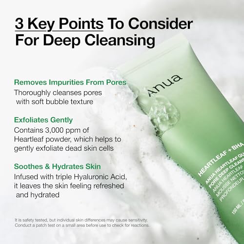 Anua Heartleaf Quercetinol Pore Deep Cleansing Foam