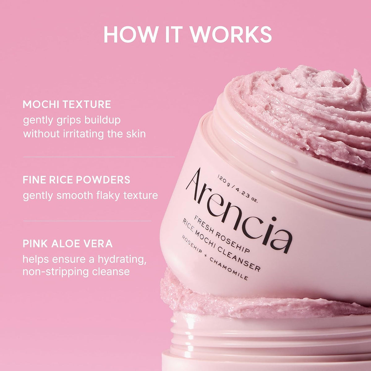 Arencia Fresh Mochi Cleanser 120g