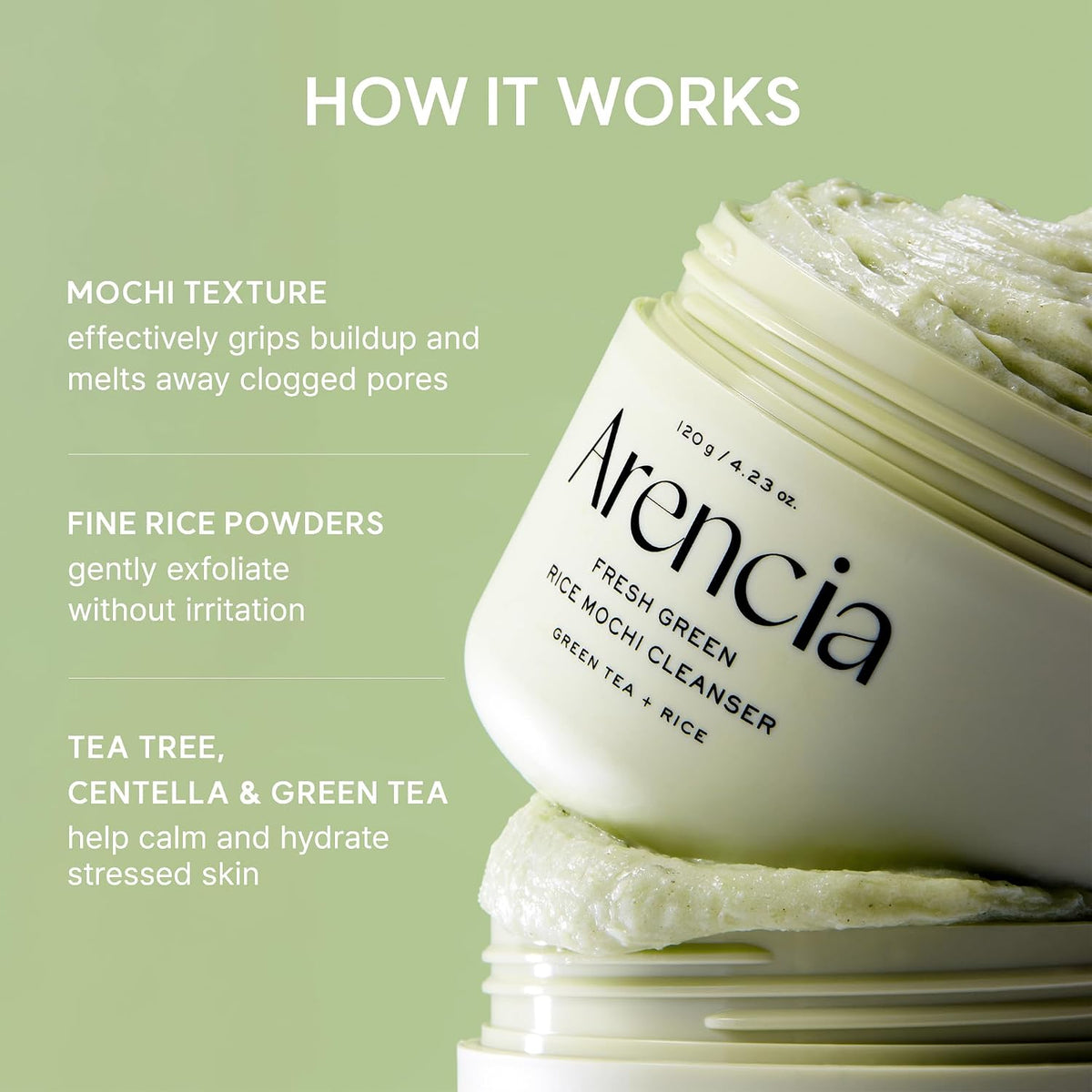 Arencia Rice Mucin Cleanser 120 Gm