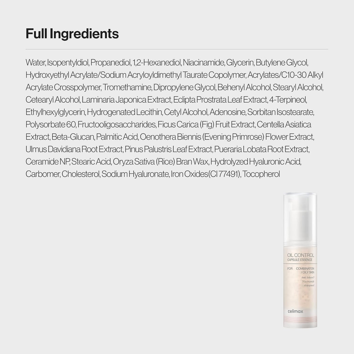 Celimax Oil Control Capsule Essence