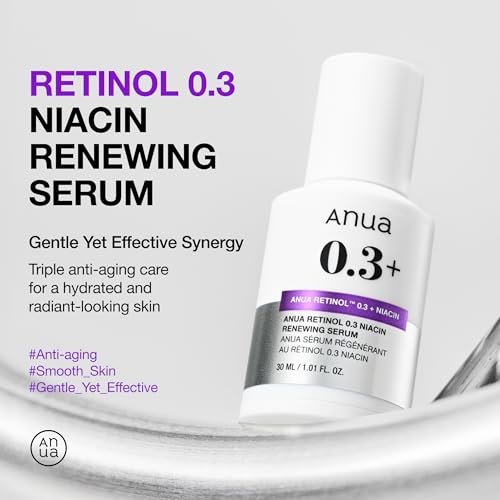 Anua Retinol Serum for Smooth & Renewed Texture,