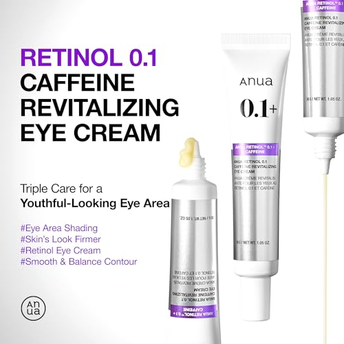 Anua Retinol 0.1 Caffeine Revitalizing Eye Cream