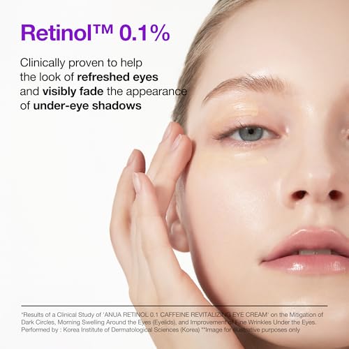 Anua Retinol 0.1 Caffeine Revitalizing Eye Cream