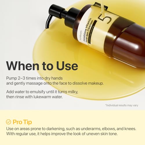 Numbuzin No.5 Cleansing Oil, Glutathione & Vitamin C Cleanser