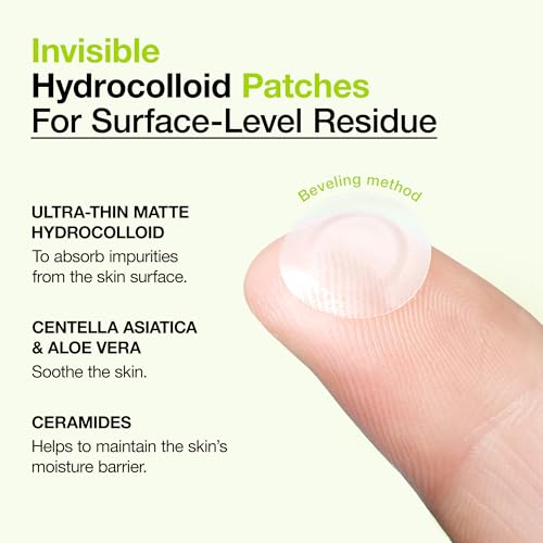 ANUA Ultra-Thin Spot Cover Patch, Invisible Hydrocolloid Pimple Patches for Face,