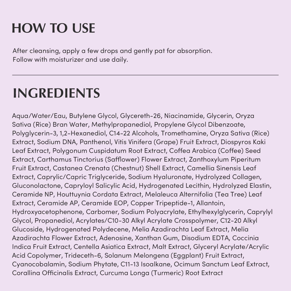 Eqqualberry - Purple Pdrn Pore Minimizing Serum