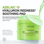 ANUA Azelaic Acid 10 Hyaluronic Acid Soothing Toner Pads