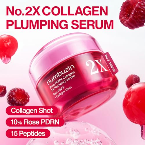 Numbuzin No.2 Rose PDRN Collagen Plumping serum jelly
