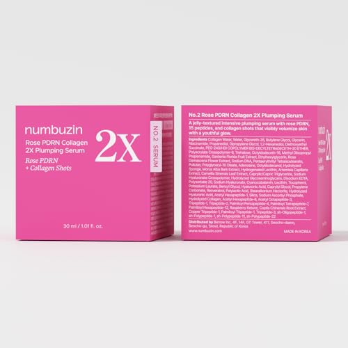 Numbuzin No.2 Rose PDRN Collagen Plumping serum jelly