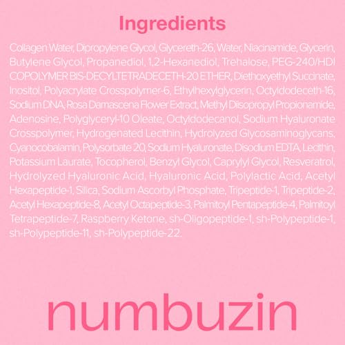 Numbuzin No.2X Rose PDRN Collagen Plumping Serum