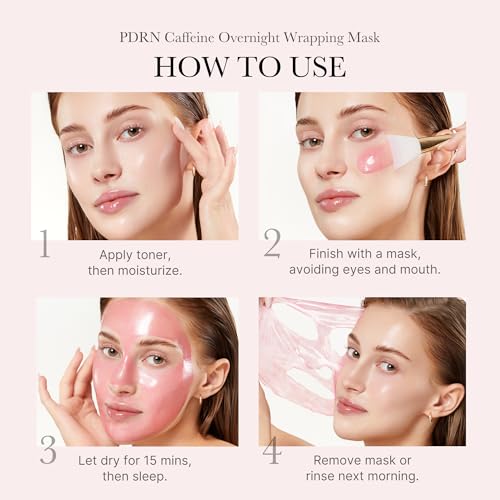 Medicube  PDRN Pink Caffeine Overnight Wrapping Mask