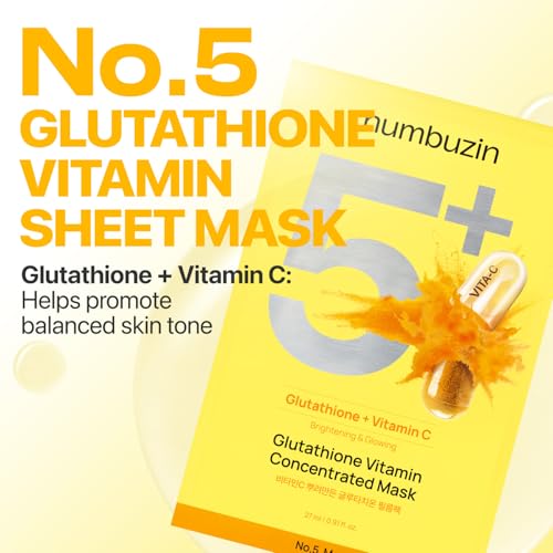 Numbuzin No.5 Sheet Mask  Vitamin Spotlight Sheet Mask  (1 EA)
