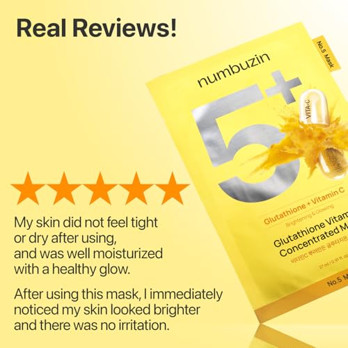 Numbuzin No.5 Sheet Mask  Vitamin Spotlight Sheet Mask  (1 EA)