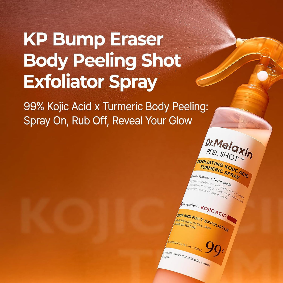 Dr. Melaxin Peel Shot Exfoliating Kojic Acid Turmeric Spray 200ml