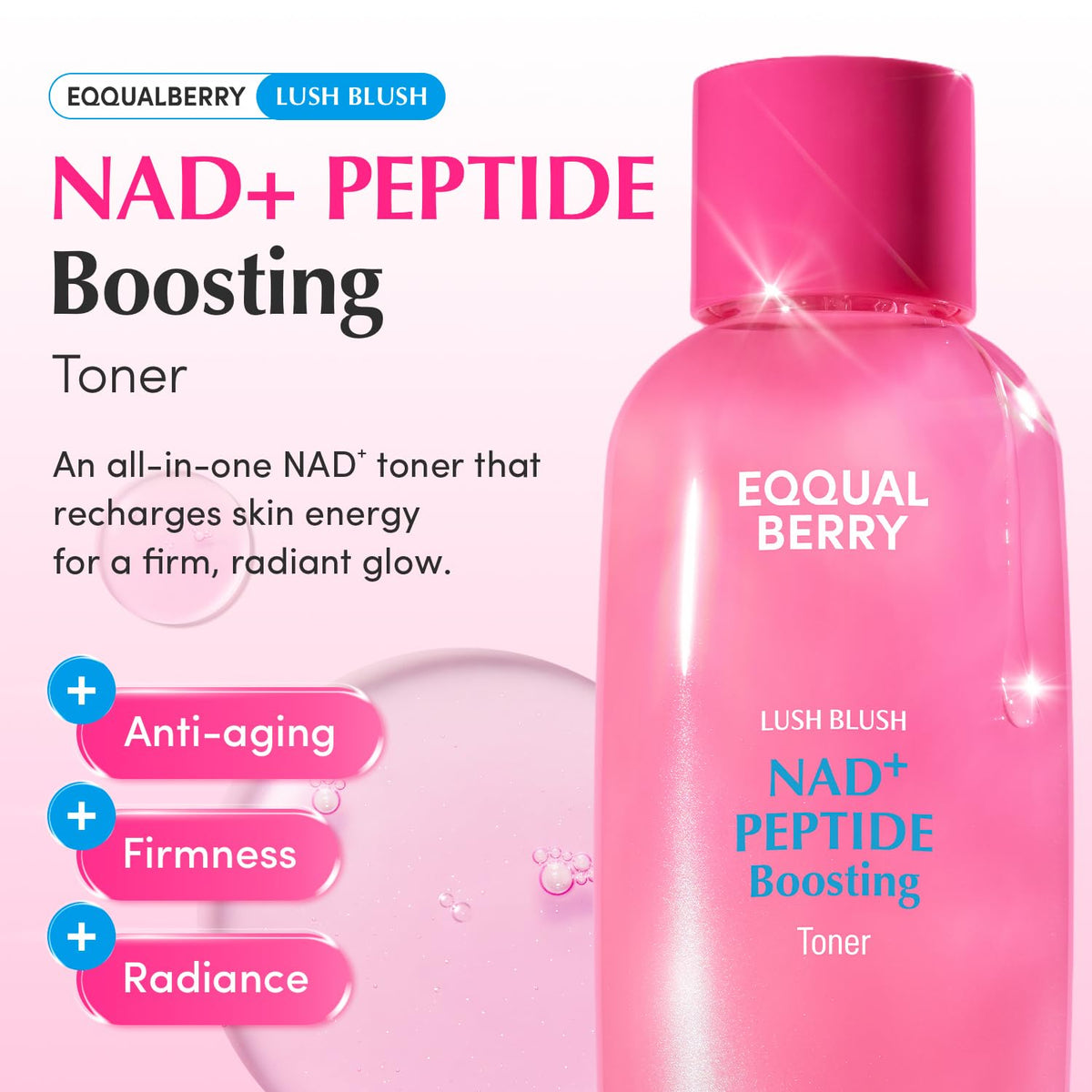 Eqqualberry Nad+ Peptide Boosting Toner (150ml)