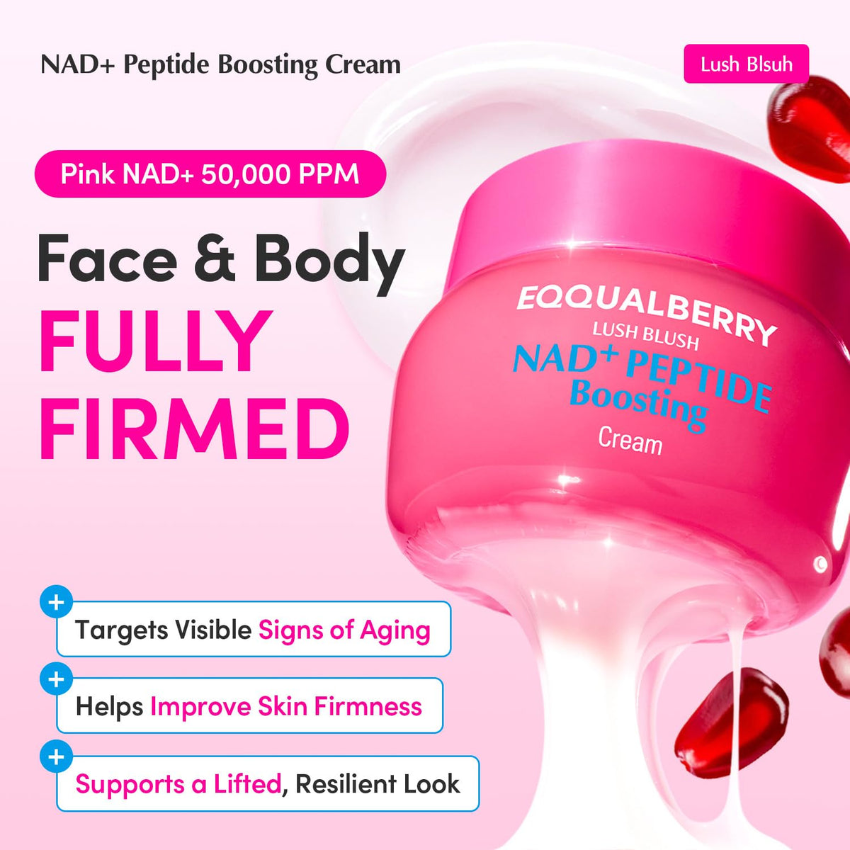 Eqqualberry Nad+ Peptide Boosting Cream (50ml)