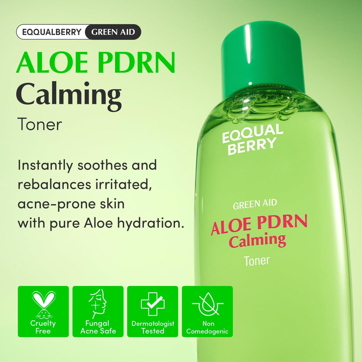 Eqqualberry Aloe Pdrn Calming Toner (150ml)