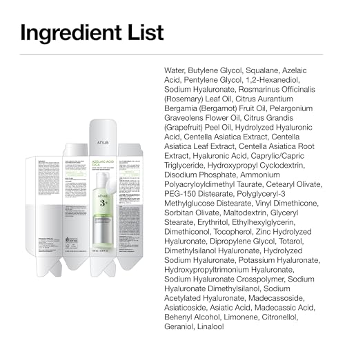 ANUA Azelaic Acid CICA Skin Soothing Moisturizer