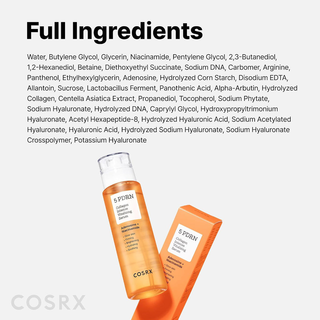 Cosrx The 5 Pdrn Collagen Intense Vitalizing Serum (100ml)