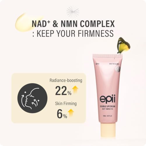 Double Up Cream - Firming Face Moisturizer for Aging Skin with NAD+ NMN TXA Niacinamide