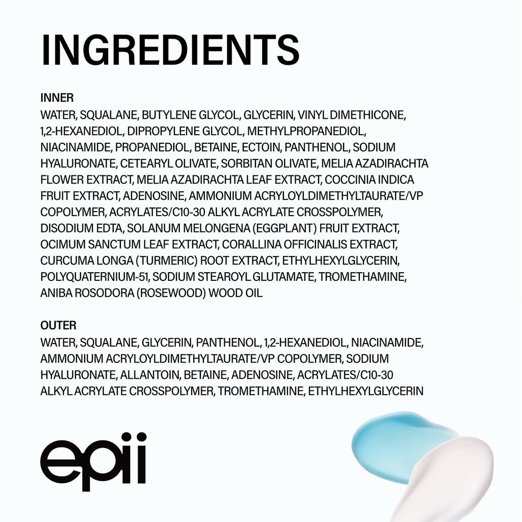 Double Up Cream - Ectoin Face Moisturizer with Panthenol & 15% Squalane