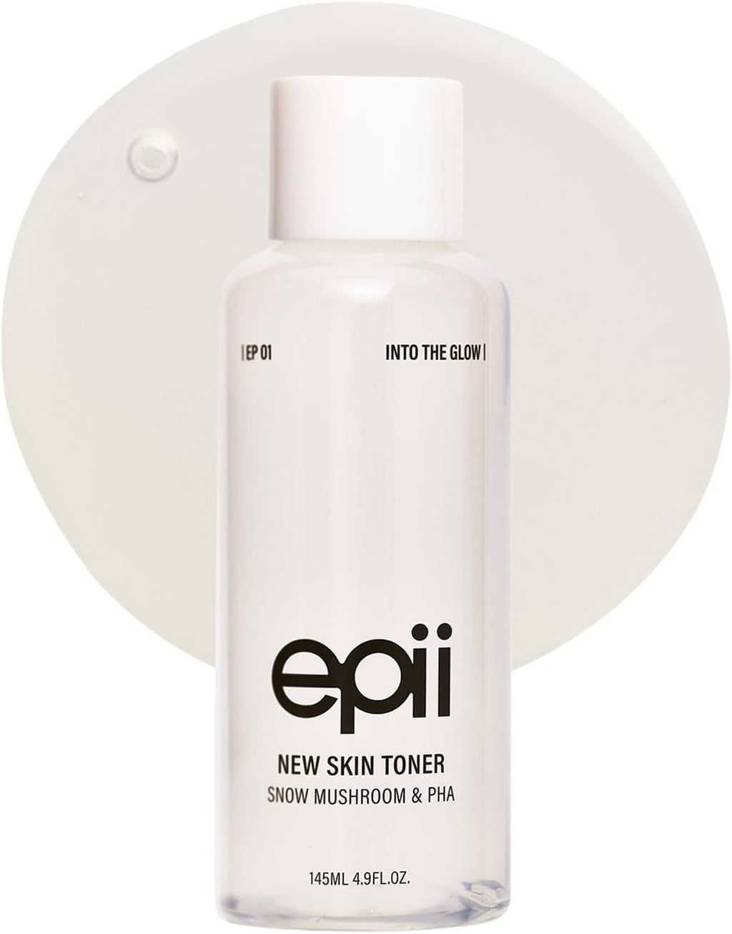 New Skin Toner - 5% PHA Gentle Exfoliating Toner with Snow Mushroom Hyaluronic Acid & Panthenol