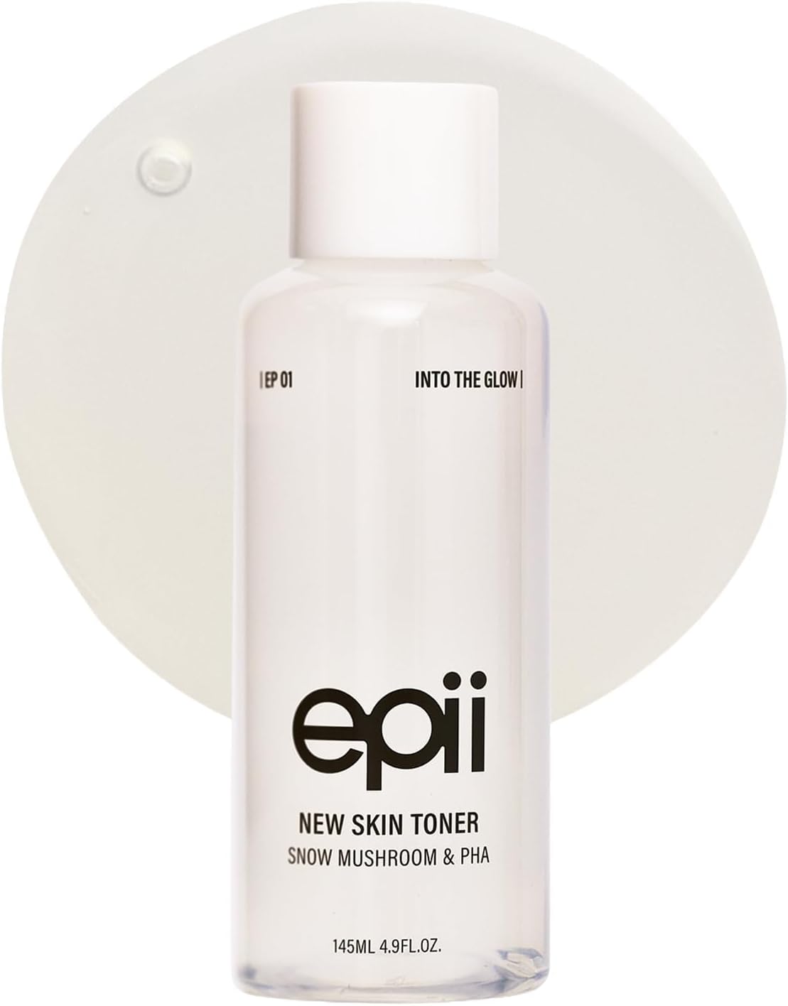 New Skin Toner - 5% PHA Gentle Exfoliating Toner with Snow Mushroom Hyaluronic Acid & Panthenol