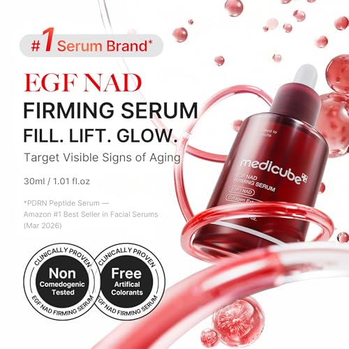 Medicube NAD EGF Firming Serum for Face & Neck | Anti-Aging Serum with EGF Peptide